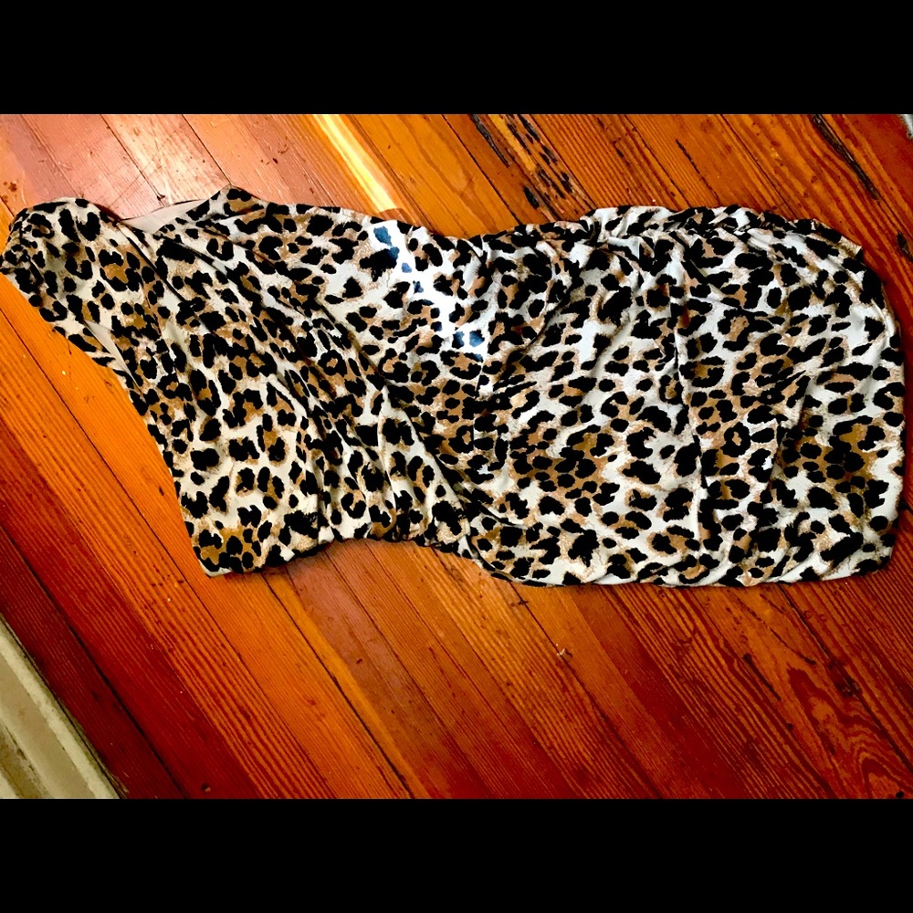 One Steve guess cheetah print dress